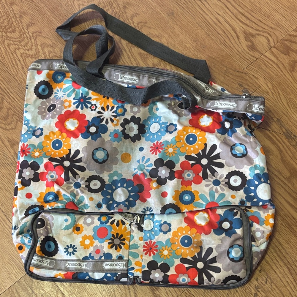 LeSportsac Colorful Floral Tote Bag